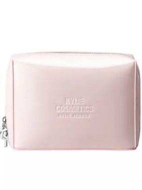 Kylie Cosmetics Pale Pink Glossy Cosmetic Pouch